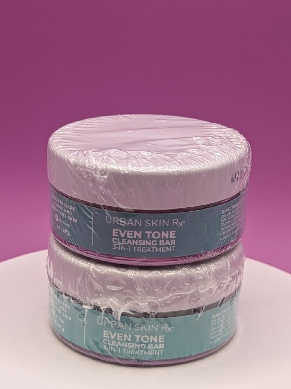 Urban Skin RX 2x Even Tone Cleansing Bar Travel Size 1oz New/Sealed